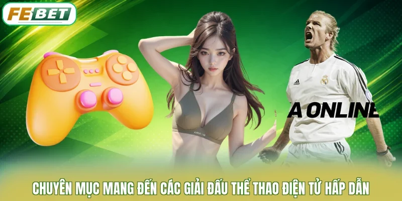 Chuyên mục mang đến các giải đấu thể thao điện tử hấp dẫn