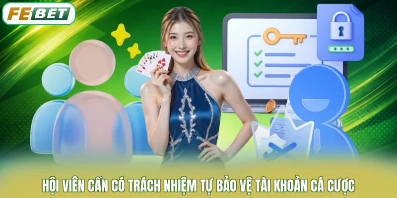 Hội viên cần có trách nhiệm tự bảo vệ tài khoản cá cược
