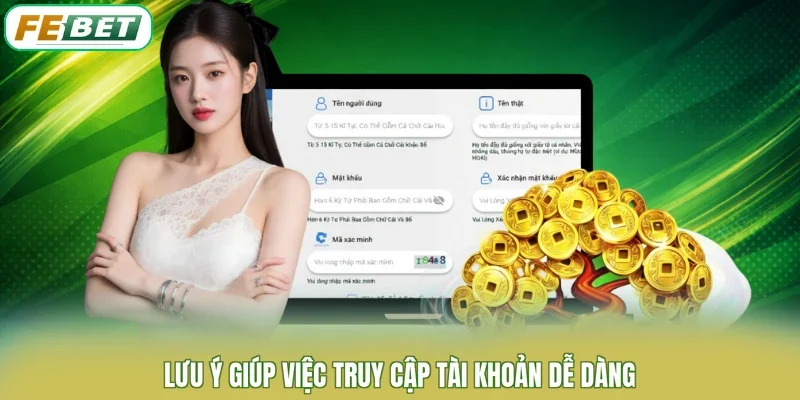 Lưu ý giúp việc truy cập tài khoản dễ dàng
