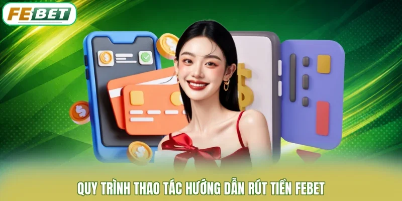 Quy trình thao tác hướng dẫn rút tiền FEBET