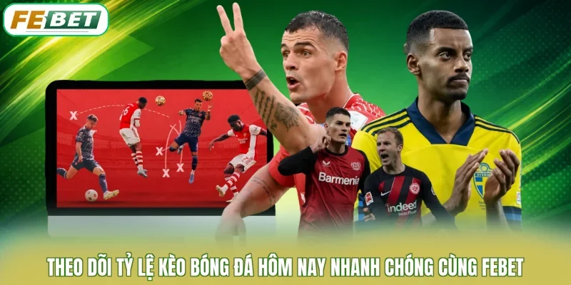 Theo dõi tỷ lệ kèo bóng đá hôm nay nhanh chóng cùng FEBET